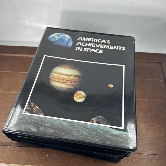 America's Achievements In Space, Volume 1,2,3 & 4 (2-VHS Tapes, Easton Press) - Picture 2 of 6